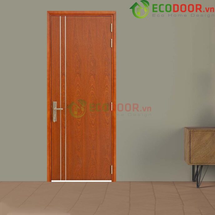 Cửa Gỗ Công Nghiệp MDF Veneer P1R2 xoan dao ECD