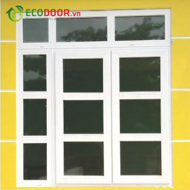 Ecodoor - cửa sổ 1 cánh cố định, 2 cánh mở quay