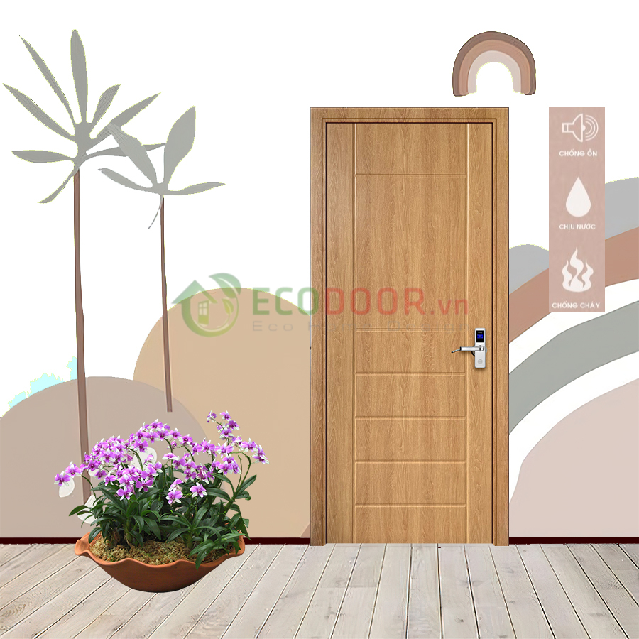 cửa phòng tắm bằng gỗ