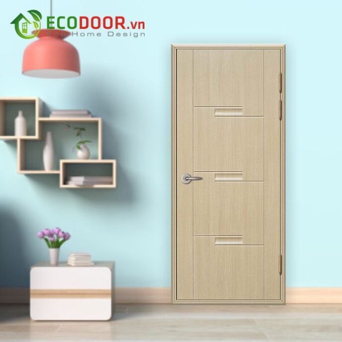 Cửa cách âm nhựa giả gỗ Composite