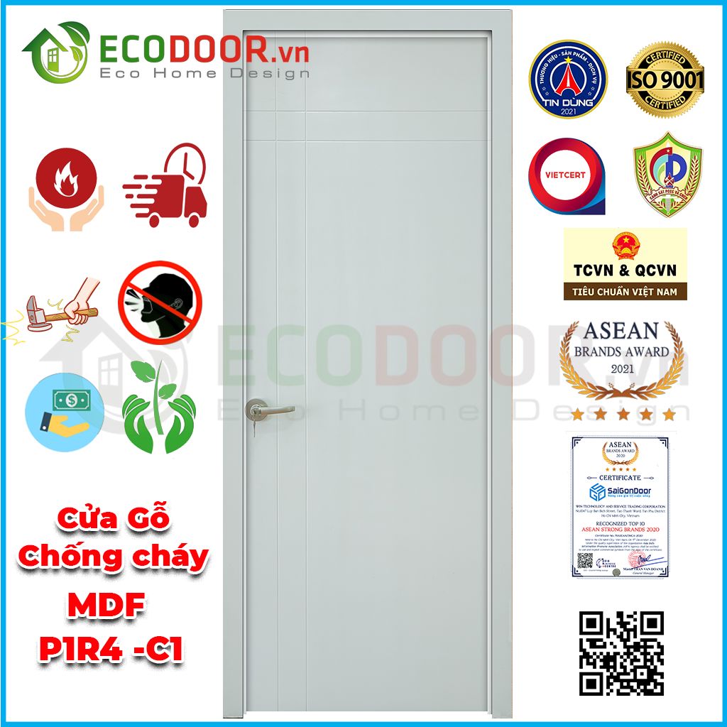 Cửa chống cháy EcoDoor đạt tiêu chuẩn phòng cháy chữa cháy
