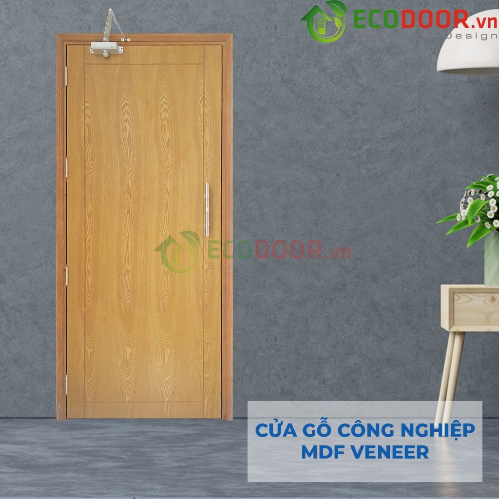 Cửa gỗ MDF Veneer P1 Soi ECD