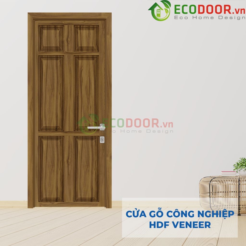 Cửa gỗ công nghiệp HDF Veneer 6A 