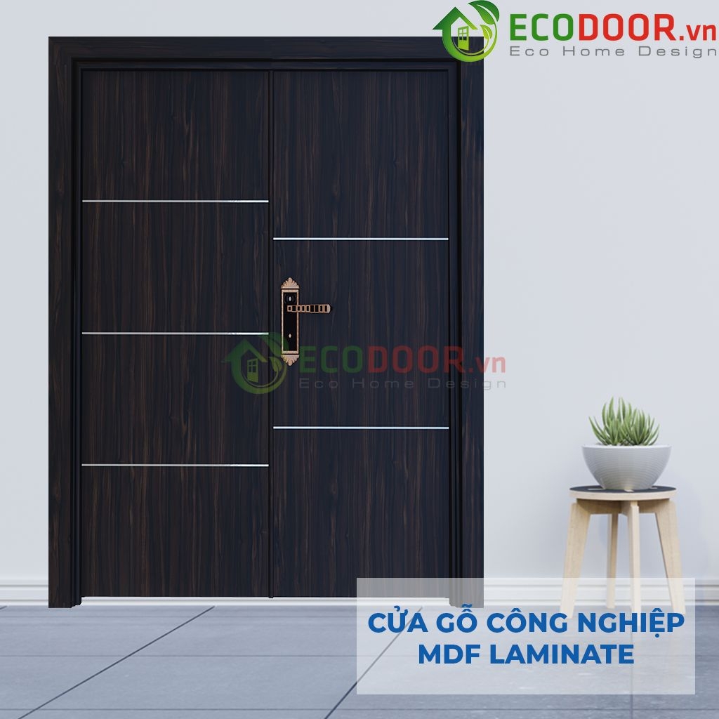Cửa gỗ công nghiệp MDF Laminate 2P1R5s