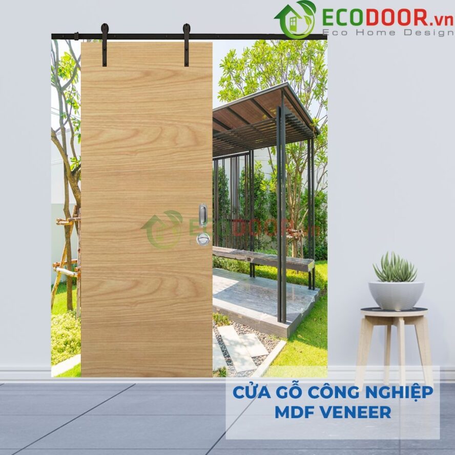 Cửa gỗ MDF Veneer P1R2 ECD