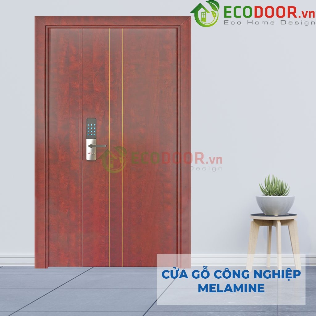 Cửa gỗ công nghiệp HDF Melamine 2P1R2-ECD