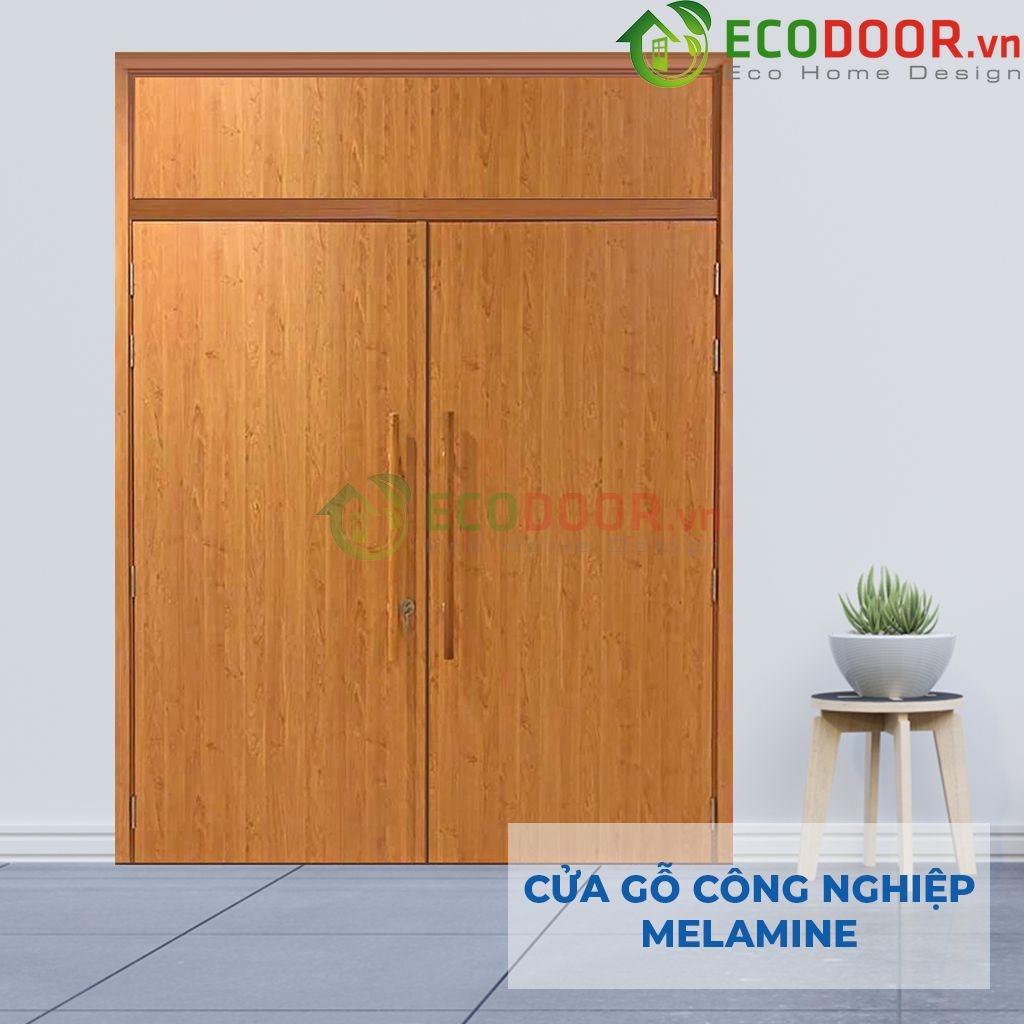 Cửa gỗ công nghiệp Melamine P2 FIX-ECD
