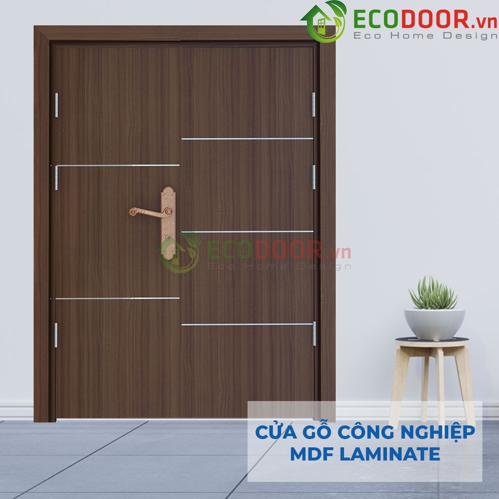 Cửa gỗ công nghiệp MDF Laminate 2P1R52-ECD