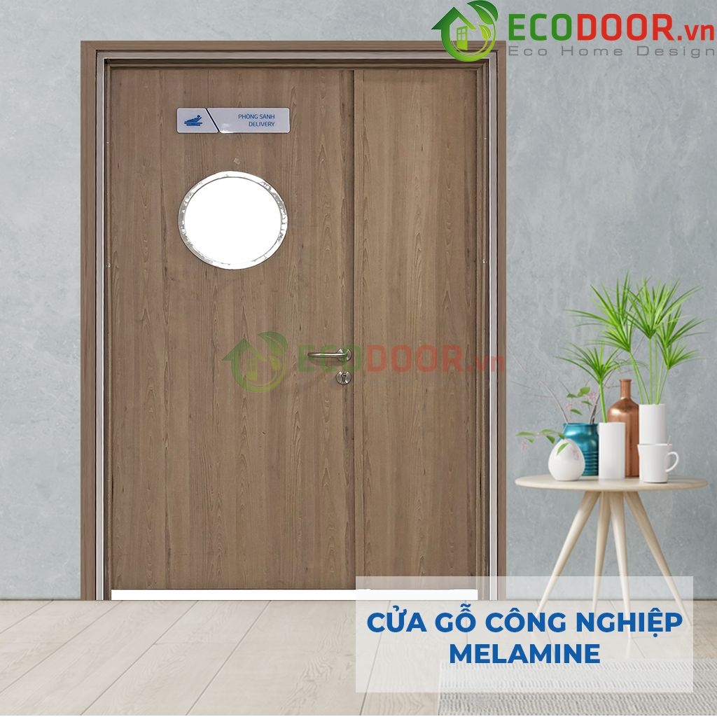 Cửa gỗ công nghiệp Melamine P2G0-ECD
