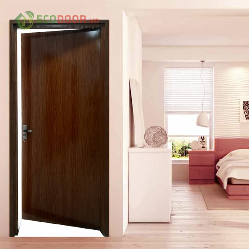 Mẫu cửa nhựa composite 1 cánh tại EcoDoor