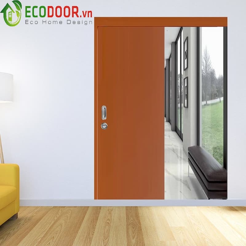 Mẫu cửa nhựa giả gỗ kiểu trượt, đẩy tại EcoDoor 