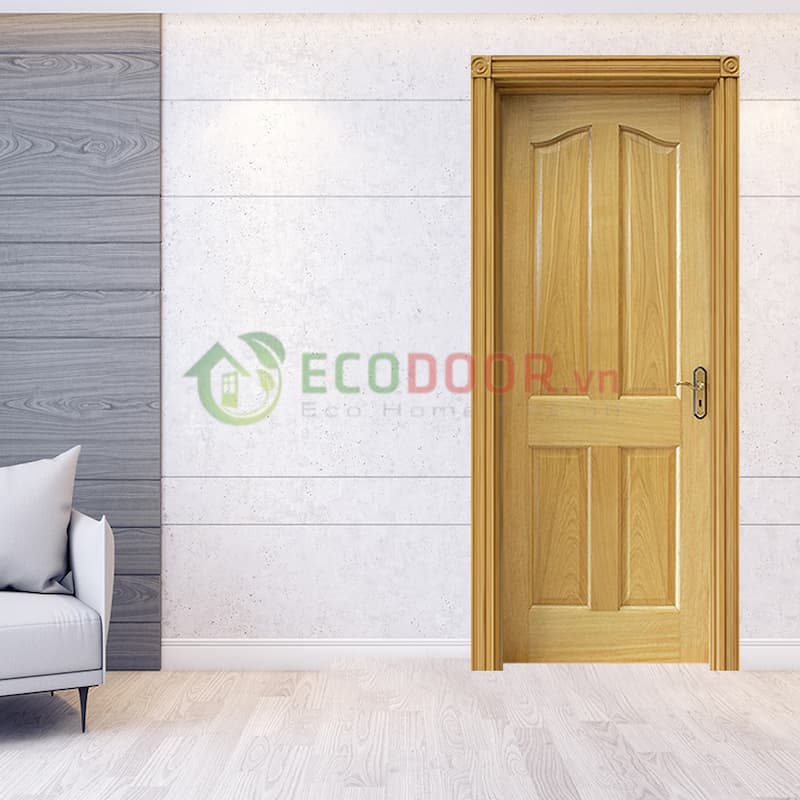 Mẫu cửa nhựa giả vân gỗ Khánh Hòa tại EcoDoor