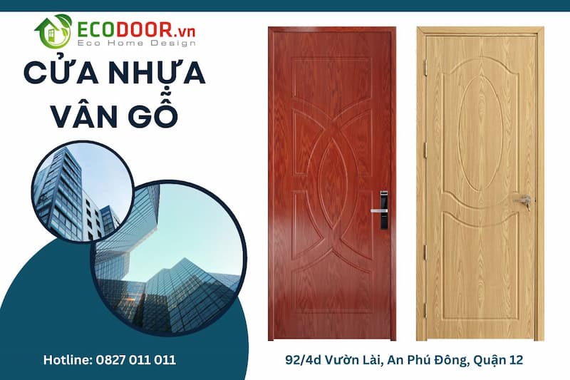 Mẫu cửa nhựa giả vân gỗ tại EcoDoor