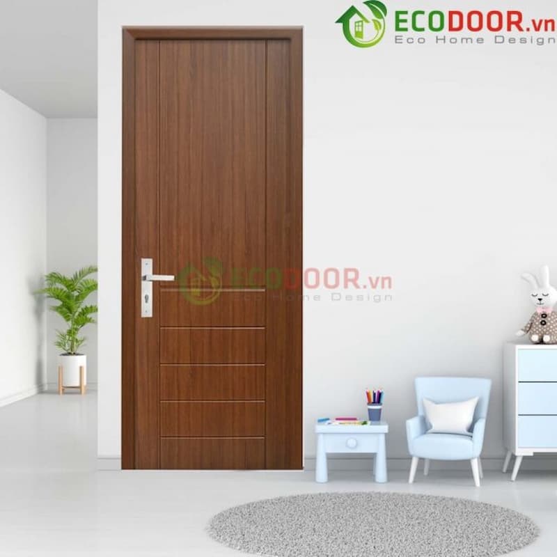 Mẫu cửa nhựa vân gỗ được ưa chuộng tại EcoDoor