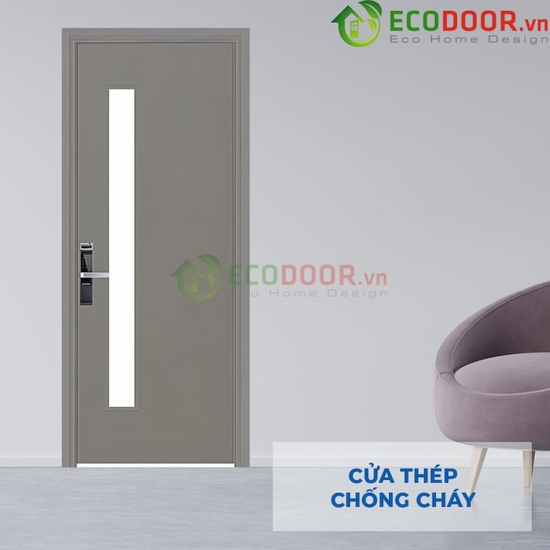 Mẫu cửa thép chống cháy được sản xuất và phân phối bởi EcoDoor