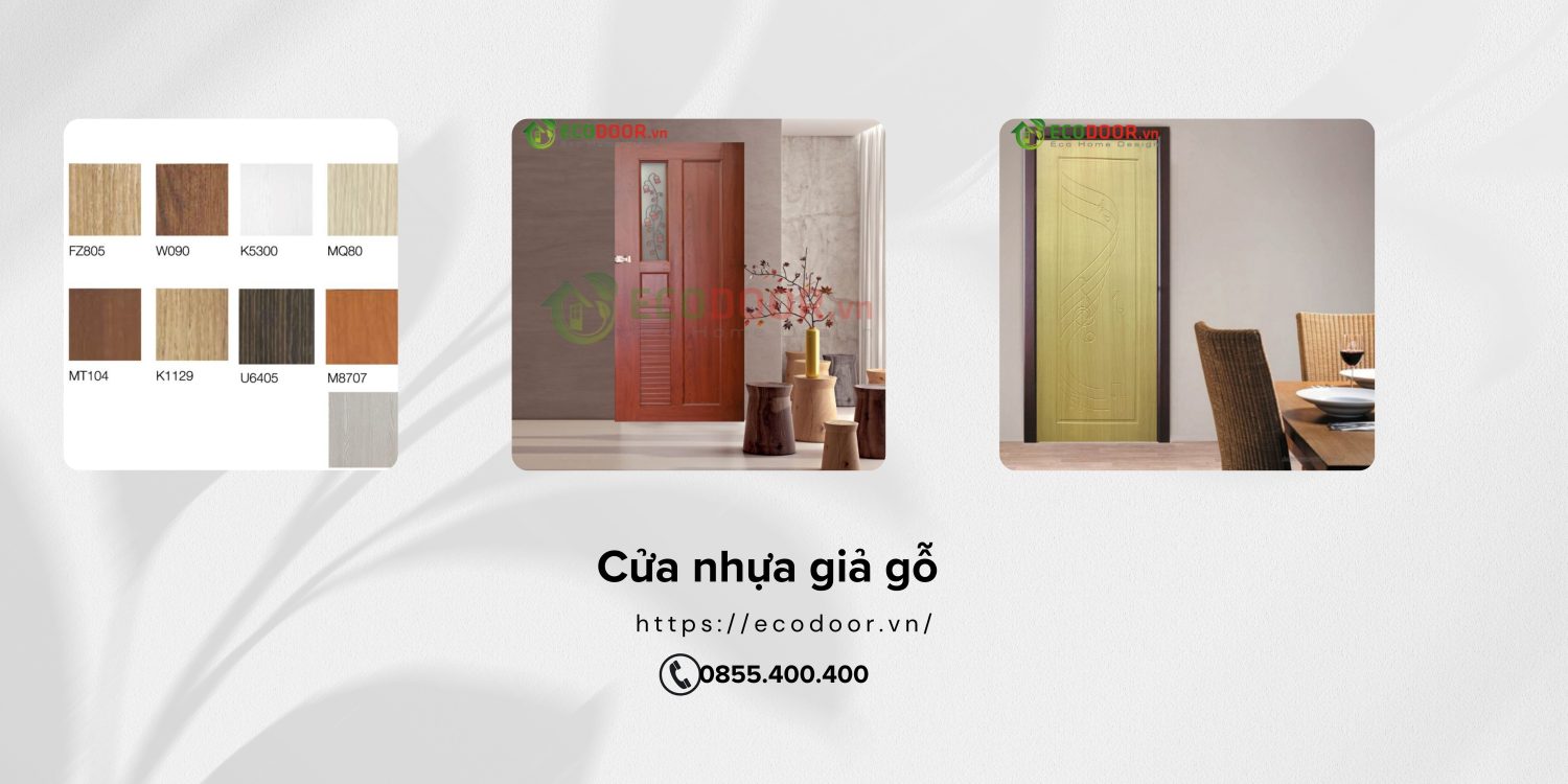 Báo giá cửa nhựa vân gỗ Long An