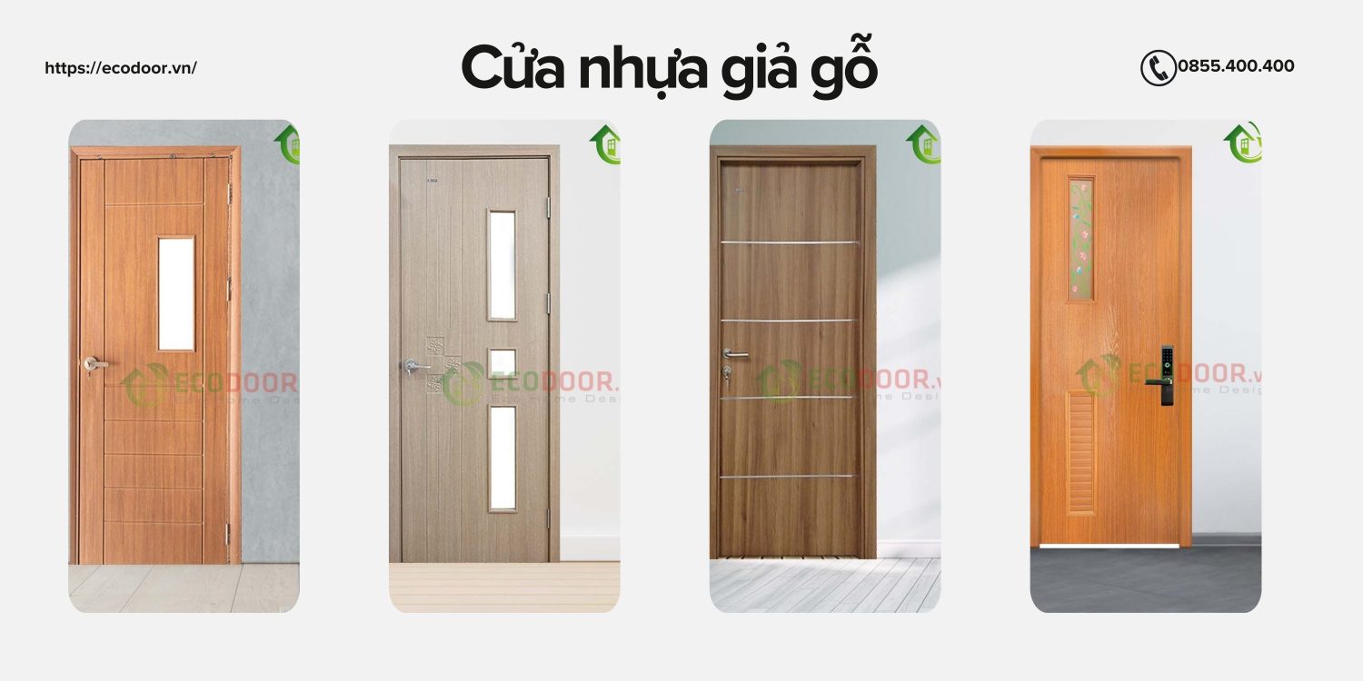 Bí quyết chọn cửa nhựa vân gỗ theo tính năng và chức năng