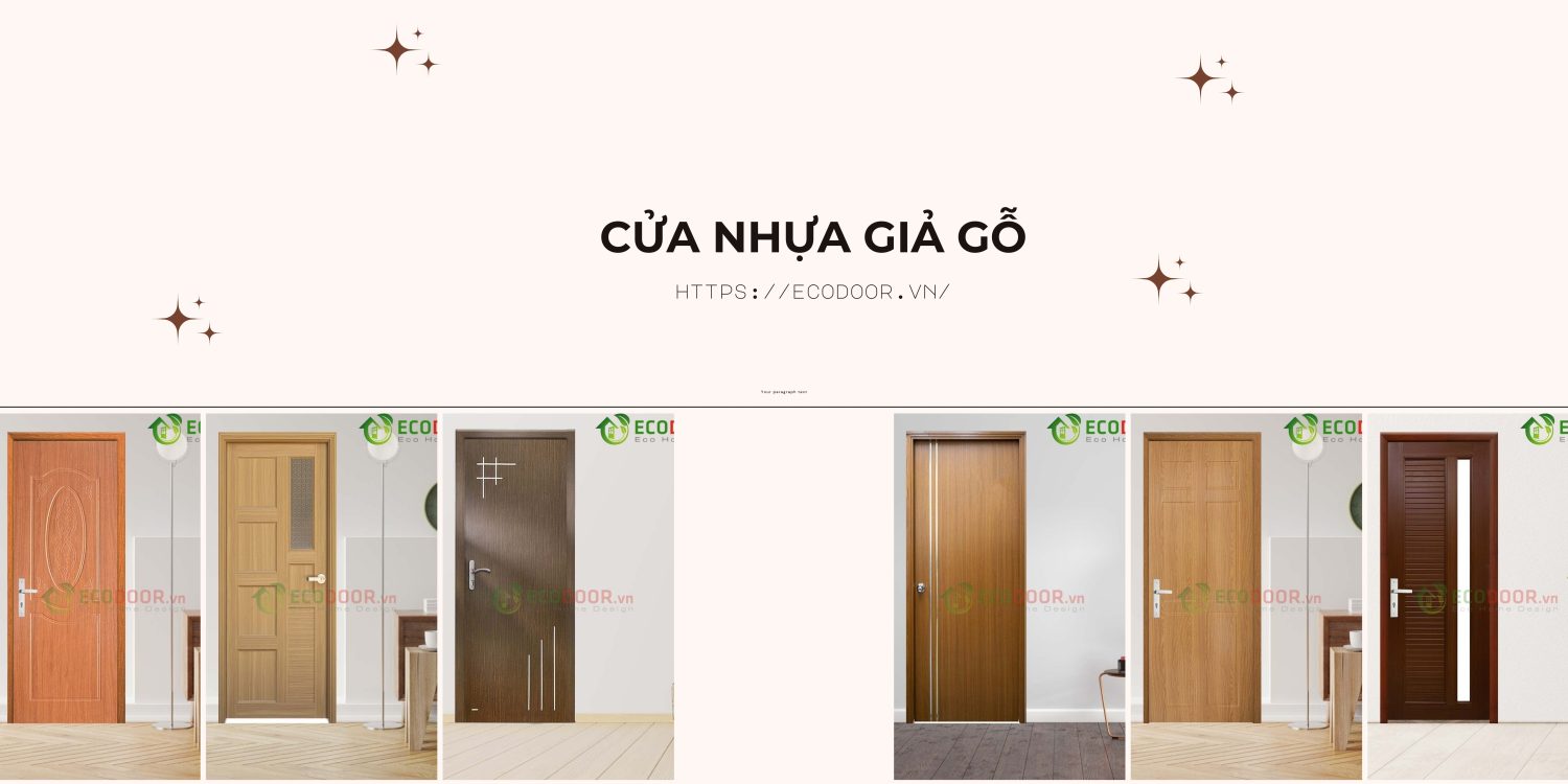 Các mẫu cửa gỗ nhựa panel