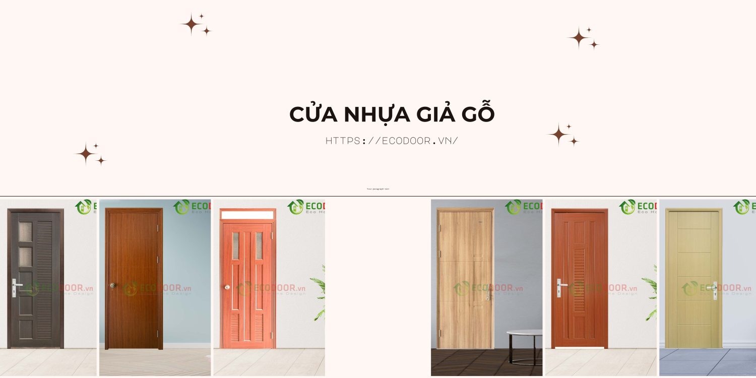 EcoDoor - Địa chỉ tin cậy khi mua cửa nhựa giả gỗ Long An