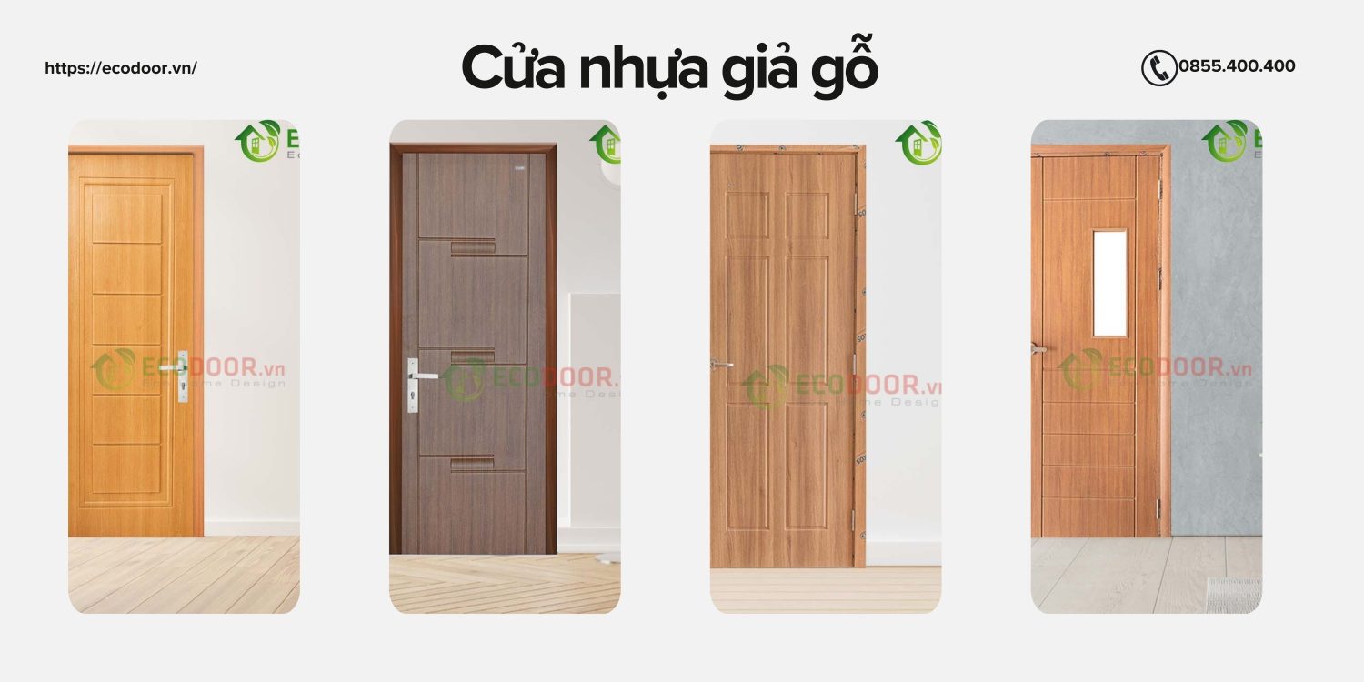 EcoDoor - Đơn vị cung cấp cửa nhựa giả gỗ uy tín, chất lượng top đầu 