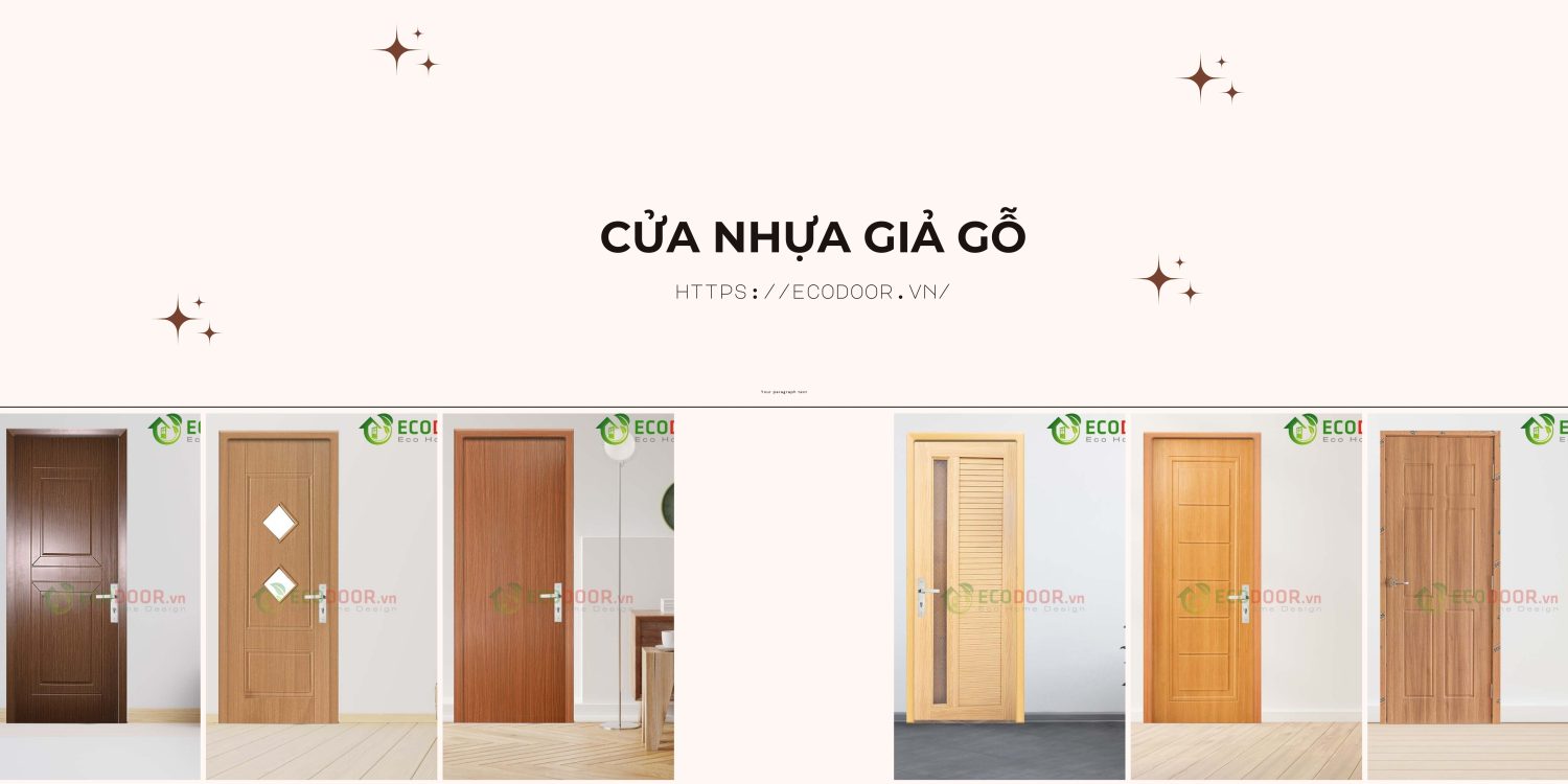 Lợi thế chống mối mọt của dòng cửa nhựa giả gỗ Sóc Trăng