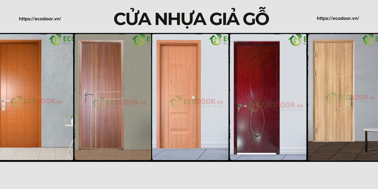 Mẫu cửa nhựa giả gỗ Tây Ninh loại Đài Loan