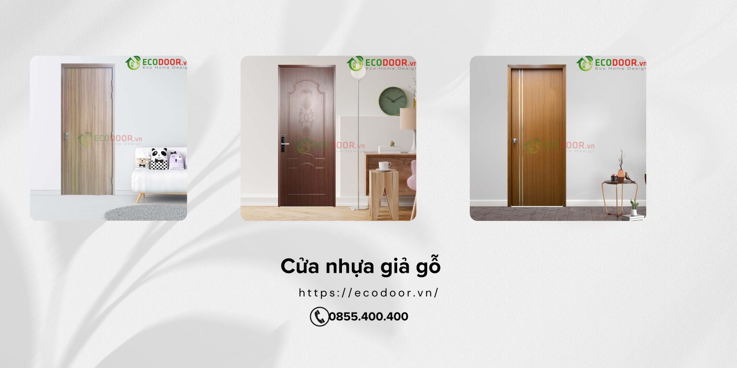 Phân loại cửa nhựa giả gỗ Đài Loan có chất liệu là PVC