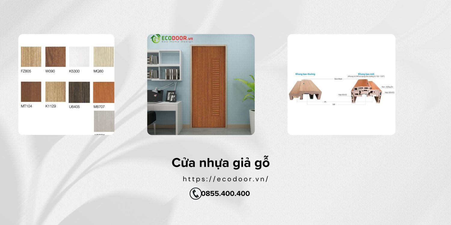 Tại sao nên chọn cửa nhựa giả gỗ Bình Phước của thương hiệu EcoDoor?