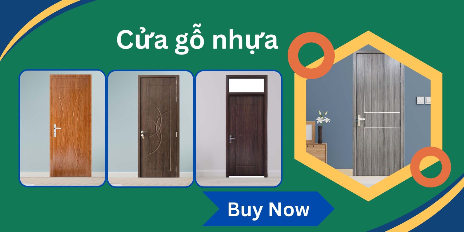 Mẫu cửa gỗ công nghiệp composite tại EcoDoor 