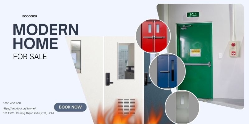 Cấu tạo cửa thép chống cháy Trà Vinh có gì đặc biệt?