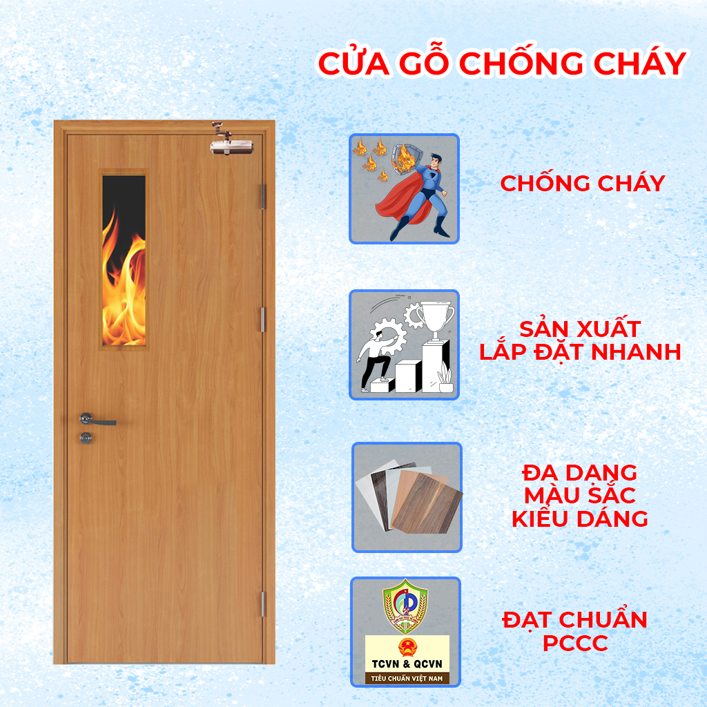 Sơ lược về cửa gỗ chống cháy