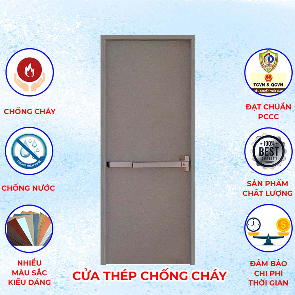 Sơ lược về cửa thép chống cháy Bà Rịa Vũng Tàu