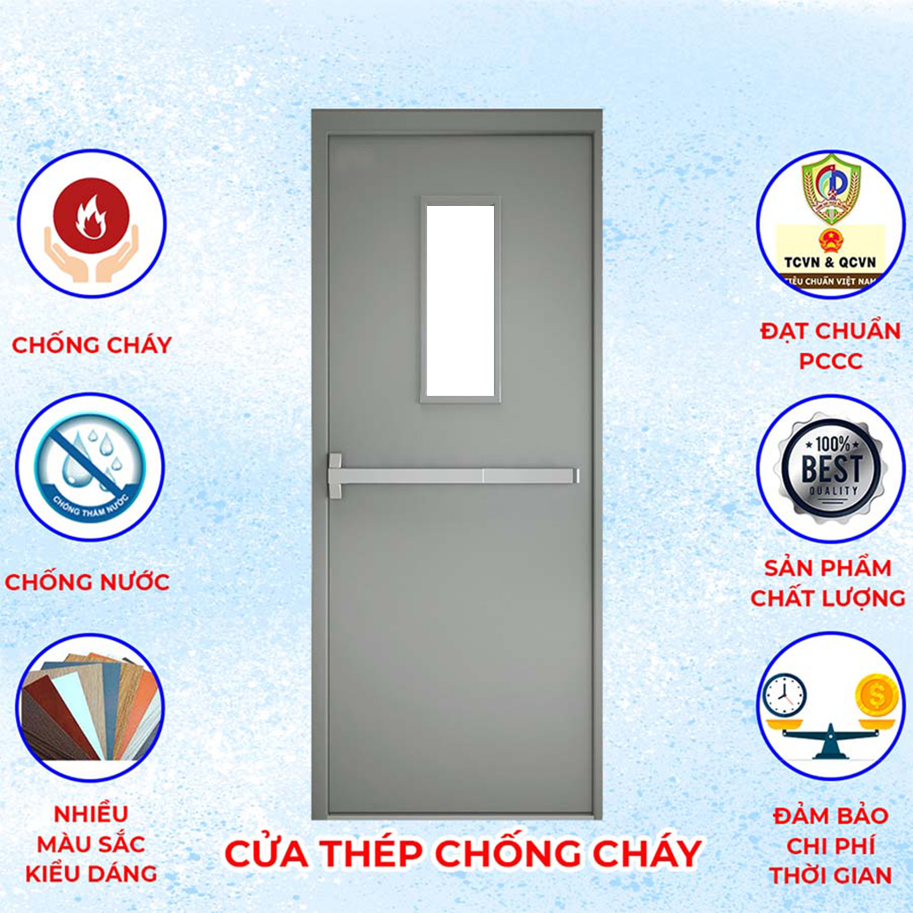 Sơ lược về cửa thép chống cháy Tp. Hồ Chí Minh 