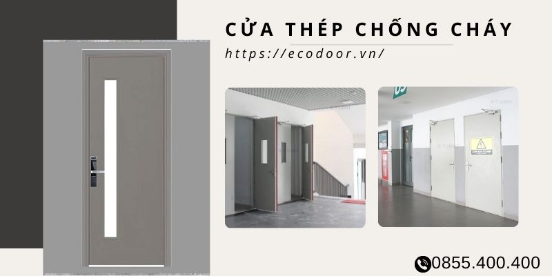 Ứng dụng của cửa thép chống cháy trong trang trí nội ngoại thất