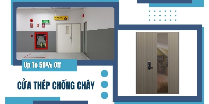 Báo giá chi tiết các loại cửa thép chống cháy tại Cà Mau được sản xuất bởi EcoDoor