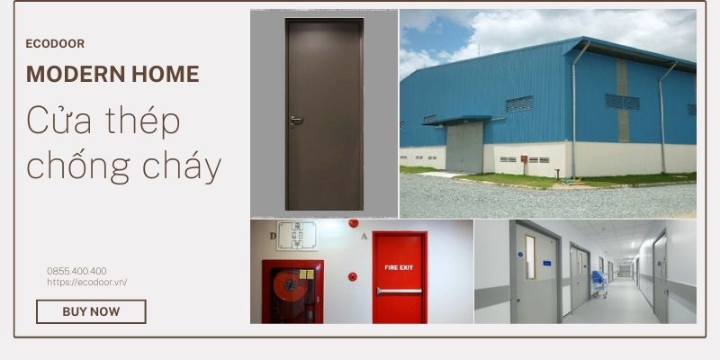 Cách thức hoạt động của cửa thép chống cháy Hậu Giang