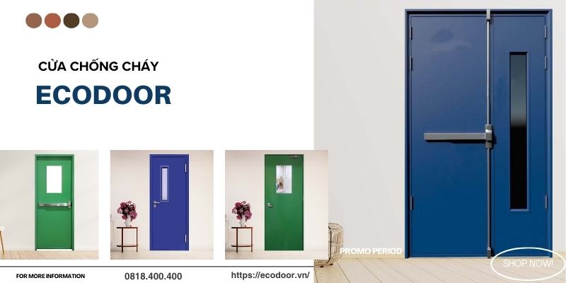 Ecodoor - đơn vị cung cấp cửa chống cháy hàng đầu