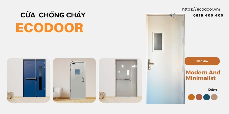 Ưu điểm vượt trội của các mẫu cửa chống cháy Tiền Giang