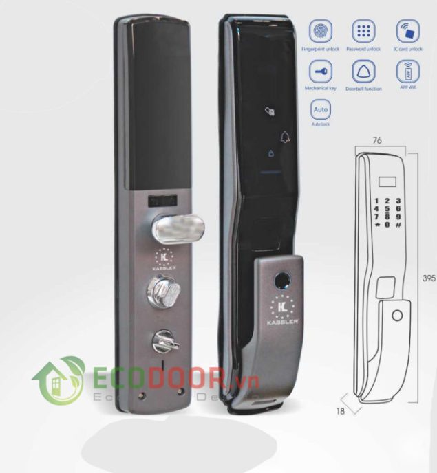 cửa nhựa composite chọn khóa loại nào