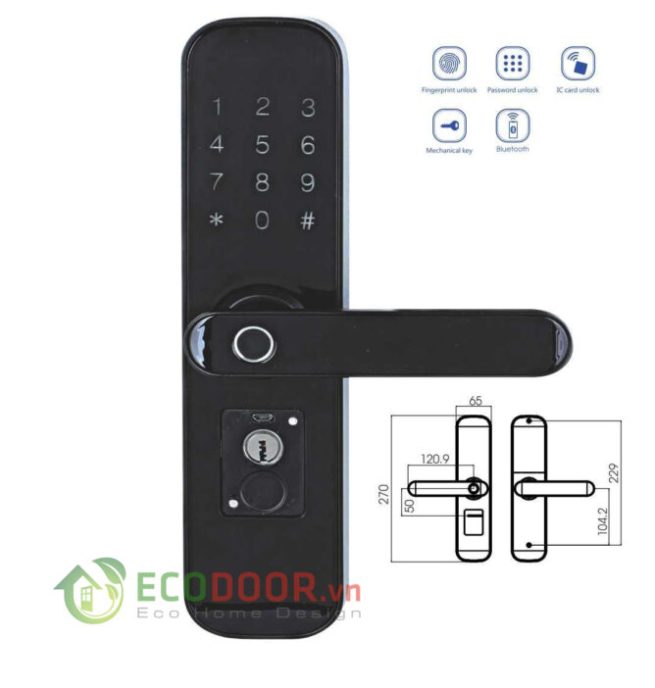 khóa cửa nhựa composite loại nào tốt
